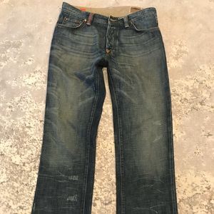 Men's Hugo Boss distressed jeans